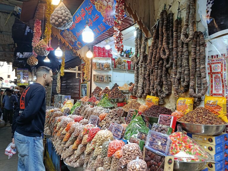 Zoco tradicional en Marruecos